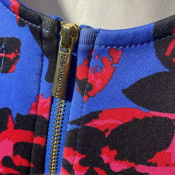 Nicki Minaj blue and pink dress zip up back - Picture 2 of 5